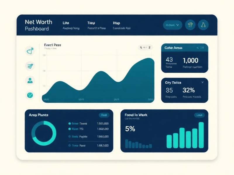 Preview of the net worth tracking dashboard